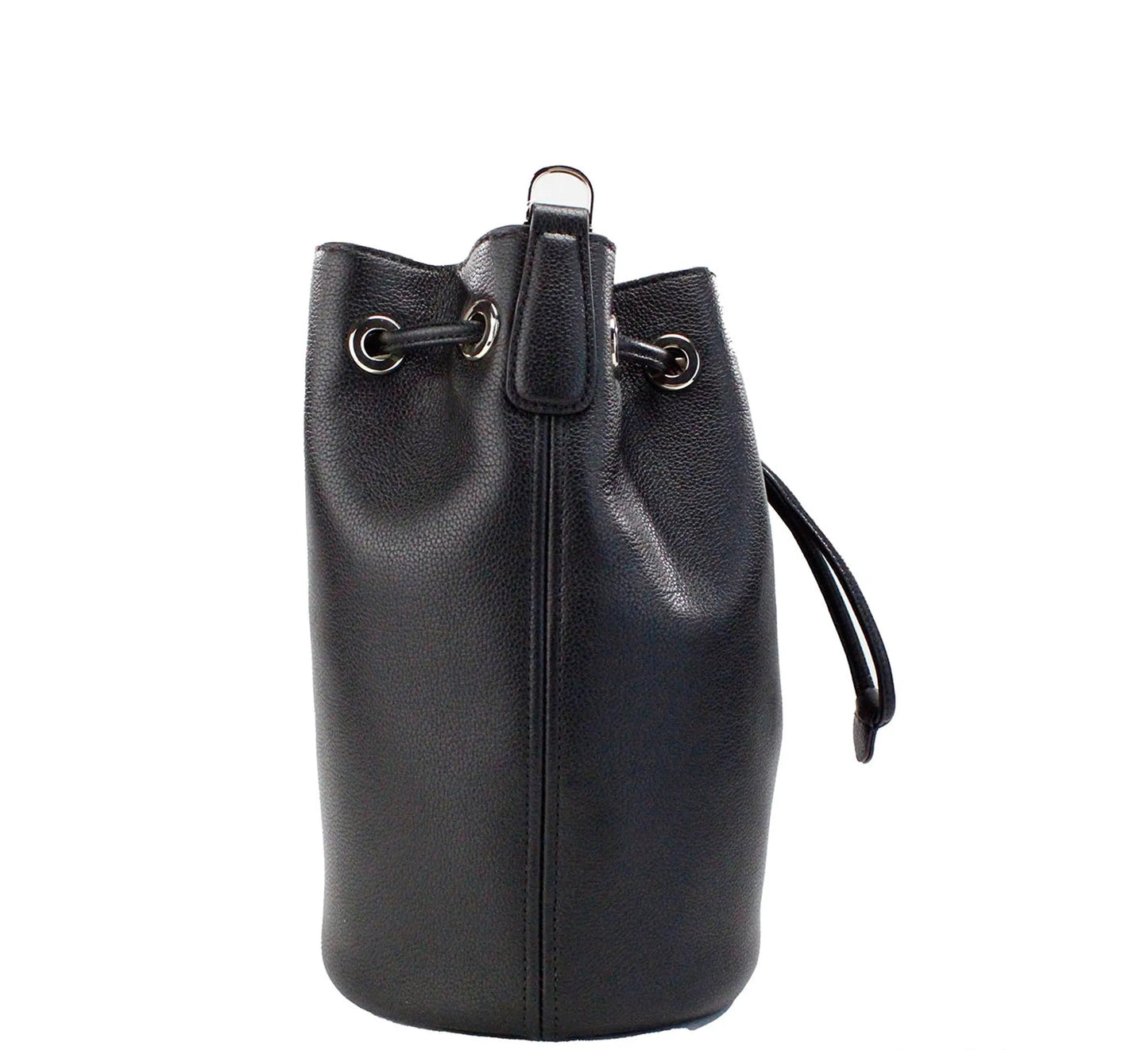 Kate Spade Rosie Medium Black Pebble Leather Bucket Bag