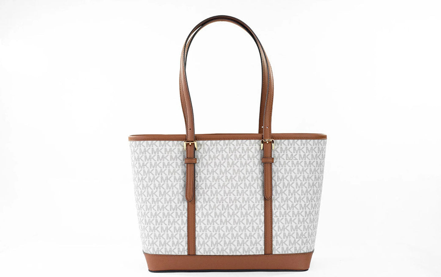 Michael Kors Jet Set Travel Small Vanilla PVC Tote