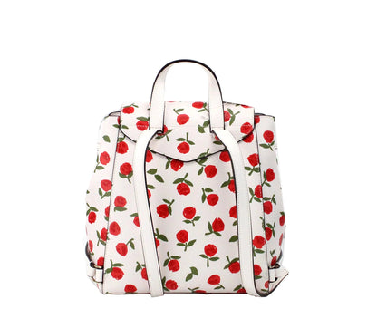 Kate Spade Lizzie Medium Festive Rosette Leather Flap Backpack